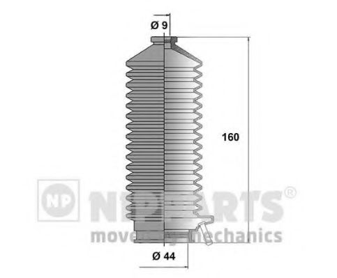 Комплект пыльников рулевой рейки NIPPARTS J2842007
