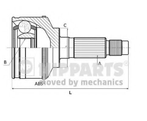Комплект ШРУСов NIPPARTS N2820517