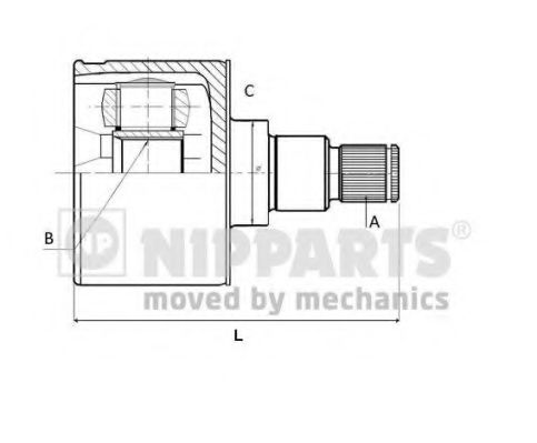 Комплект ШРУСов NIPPARTS N2830504