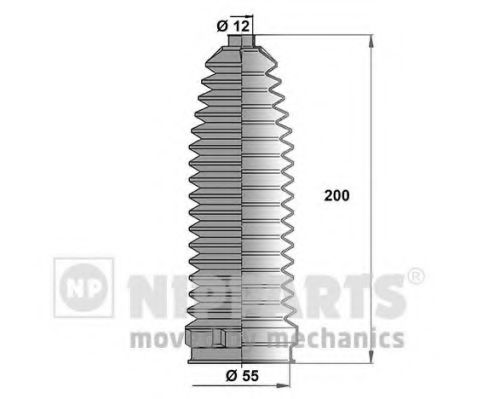 Комплект пыльников рулевой рейки NIPPARTS N2843019