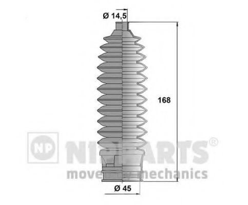 Комплект пыльников рулевой рейки NIPPARTS N2847012