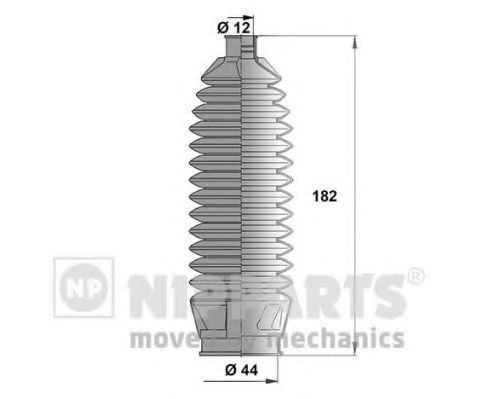 Комплект пыльников рулевой рейки NIPPARTS N2854010