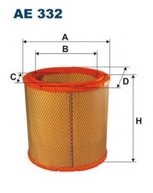 Повітряний фільтр FILTRON AE332