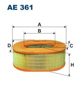 Повітряний фільтр FILTRON AE361