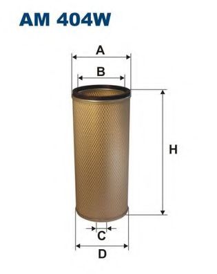 Фільтр додаткового повітря FILTRON AM404W