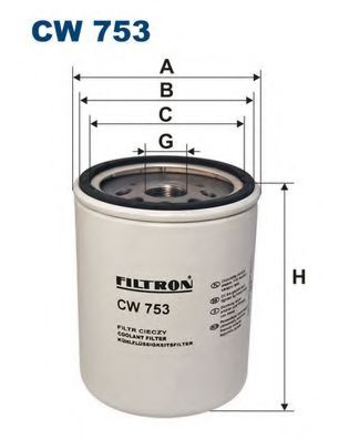 Фильтр для охлаждающей жидкости FILTRON CW753