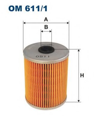 Фильтр масла гидроусилителя (ГУР) FILTRON OM611/1
