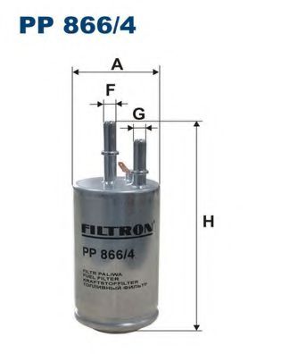 Паливний фільтр FILTRON PP866/4