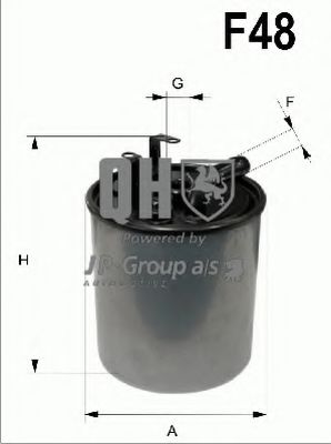 Топливный фильтр JP GROUP 1318701309
