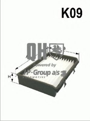 Фильтр салона JP GROUP 4328102009