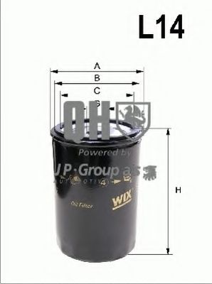 Масляный фильтр JP GROUP 4318500409