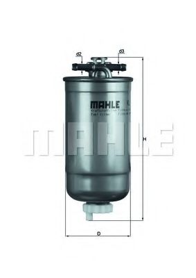 Топливный фильтр MAHLE KL 147D