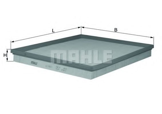 Воздушный фильтр MAHLE ORIGINAL LX 2065/1