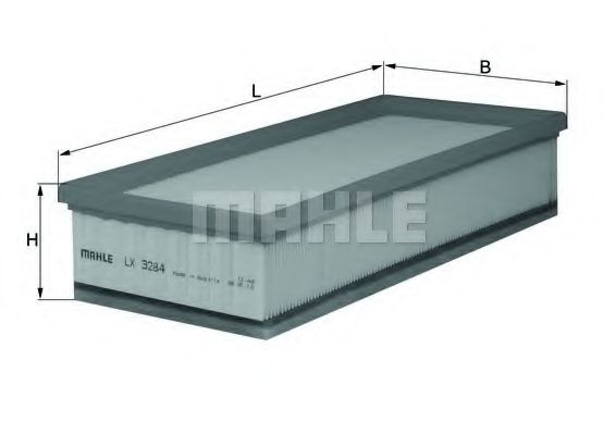 Воздушный фильтр MAHLE ORIGINAL LX 3284