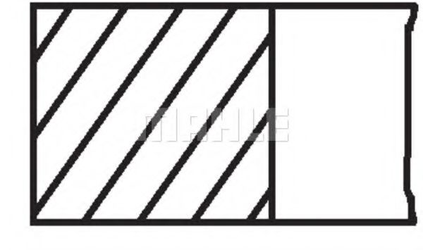 Поршневые кольца MAHLE ORIGINAL 083 16 N0