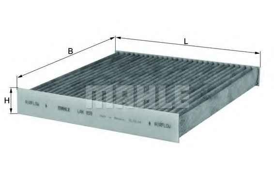 Фильтр салона MAHLE ORIGINAL LAK 859
