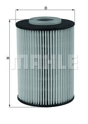 Топливный фильтр MAHLE ORIGINAL KX 393D