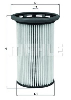 Топливный фильтр MAHLE ORIGINAL KX 342