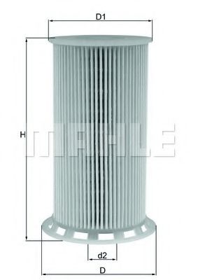 Топливный фильтр MAHLE ORIGINAL KX 386