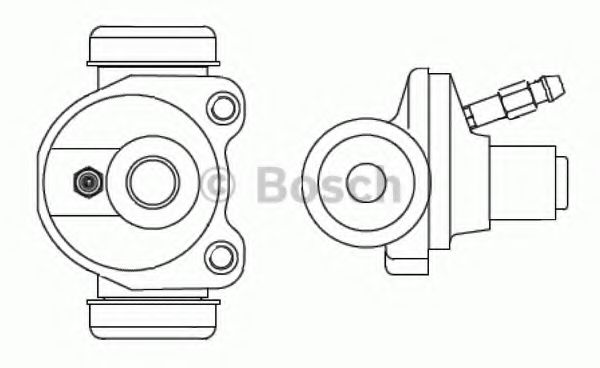 Колесный тормозной цилиндр BOSCH F 026 002 365