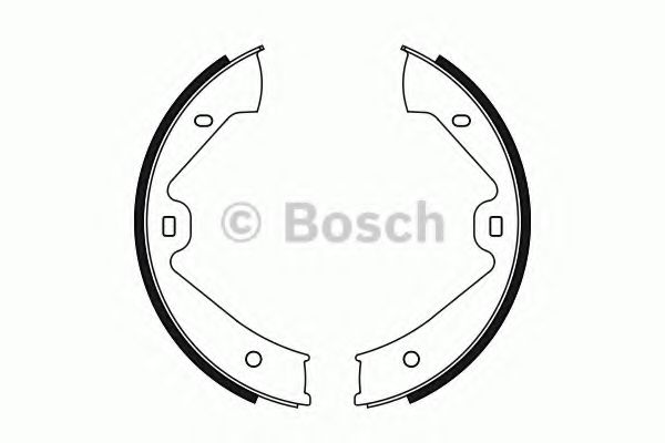 Тормозные колодки ручника BOSCH 0 986 487 755