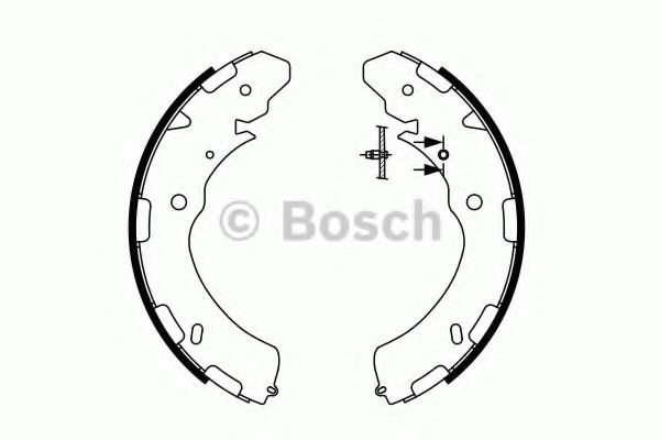 Тормозные колодки BOSCH 0 986 487 758