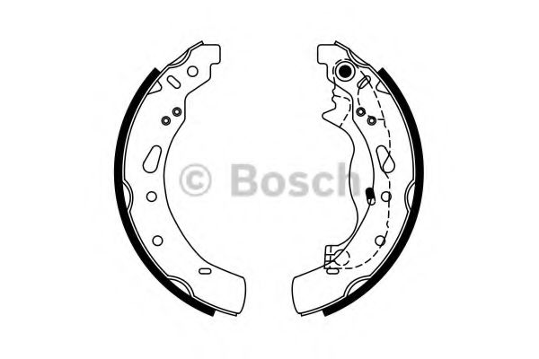 Тормозные колодки BOSCH 0 986 487 767