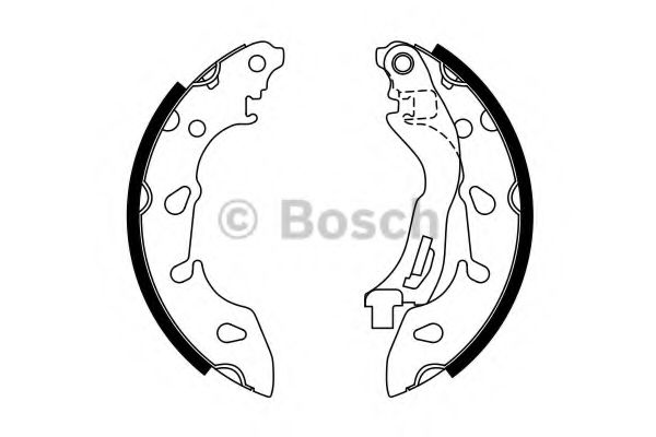 Тормозные колодки BOSCH 0 986 487 772