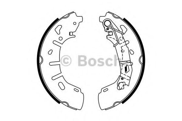 Тормозные колодки BOSCH 0 986 487 773