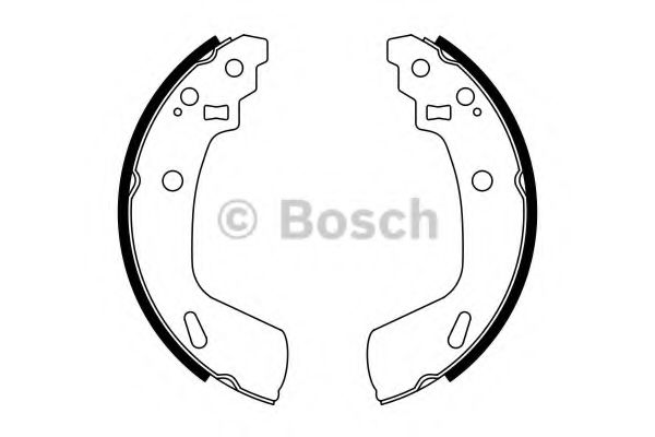 Тормозные колодки BOSCH 0 986 487 775