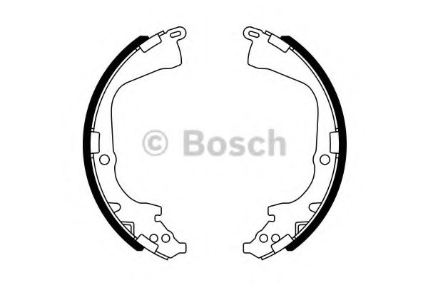 Гальмівні колодки BOSCH 0 986 487 781