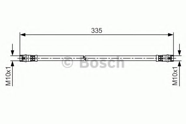 Тормозной шланг BOSCH 1 987 481 517