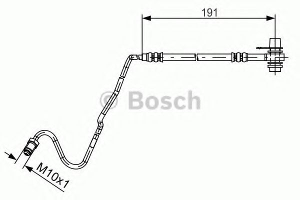 Тормозной шланг BOSCH 1 987 481 537