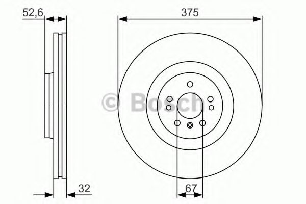 Гальмівний диск BOSCH 0 986 479 R31