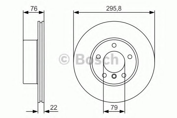 Тормозной диск BOSCH 0 986 479 R72