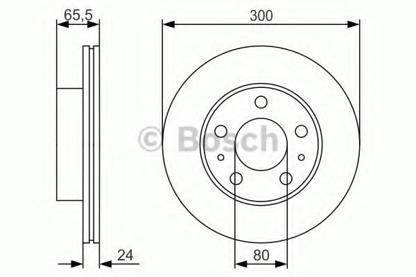 Тормозной диск BOSCH 0 986 479 R86
