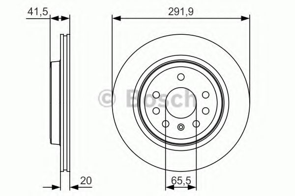 Тормозной диск BOSCH 0 986 479 S27