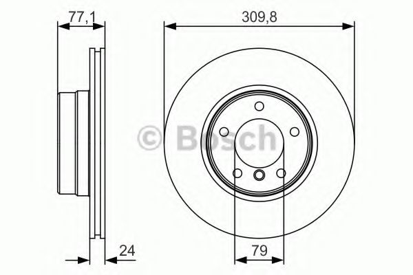 Тормозной диск BOSCH 0 986 479 S29