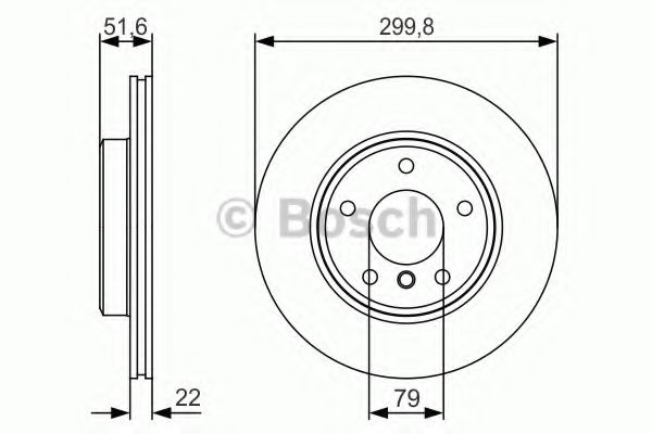 Тормозной диск BOSCH 0 986 479 S32