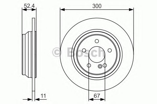 Тормозной диск BOSCH 0 986 479 S33