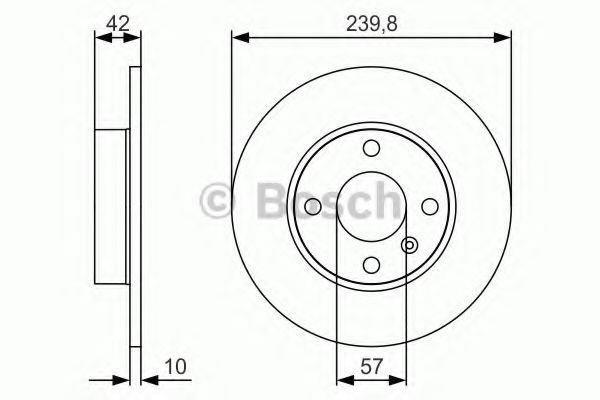 Тормозной диск BOSCH 0 986 479 S52