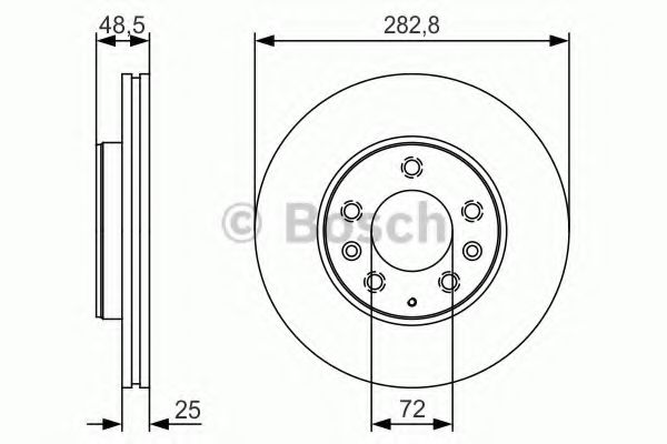 Тормозной диск BOSCH 0 986 479 S60