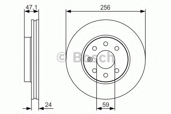 Тормозной диск BOSCH 0 986 479 S65