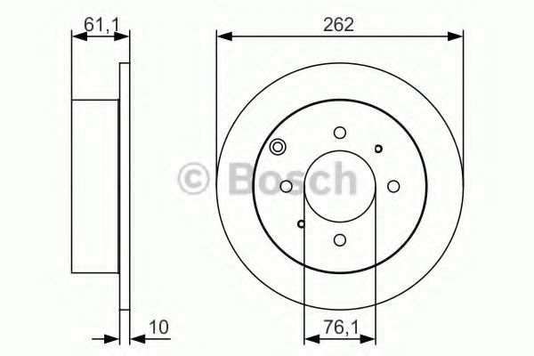 Тормозной диск BOSCH 0 986 479 S68