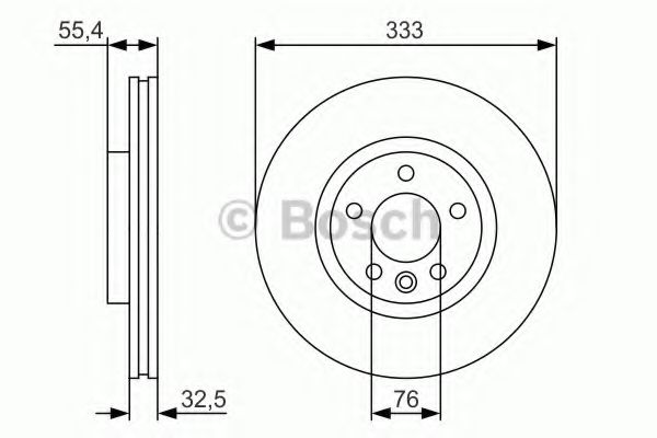 Тормозной диск BOSCH 0 986 479 S72