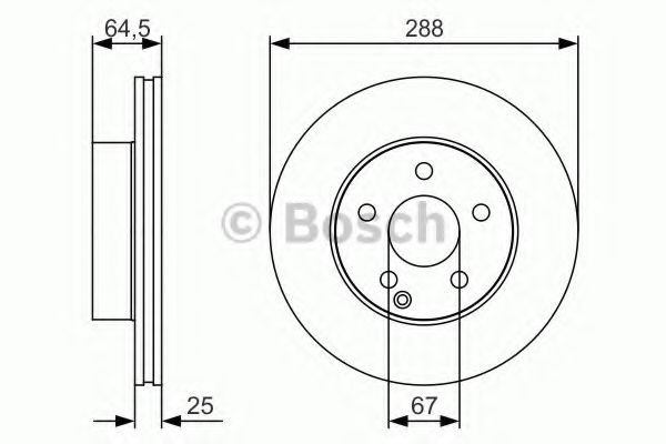 Тормозной диск BOSCH 0 986 479 S83