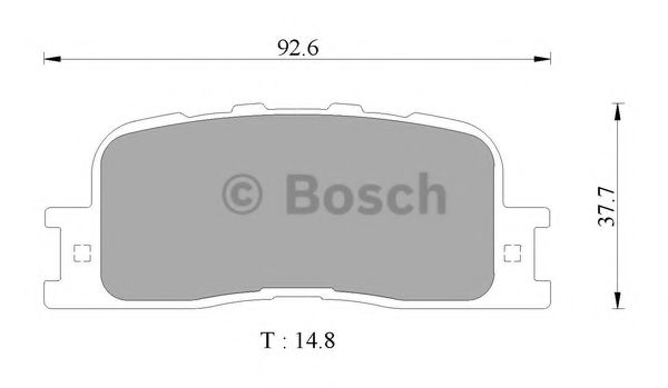Тормозные колодки BOSCH 0 986 AB2 774