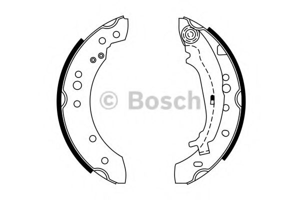 Тормозные колодки BOSCH 0 986 487 746