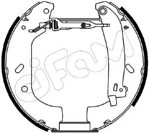 Тормозные колодки CIFAM 151-066