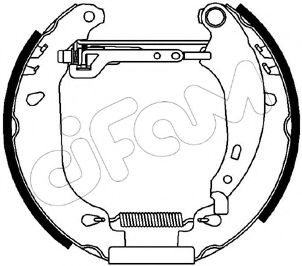 Тормозные колодки CIFAM 151-092